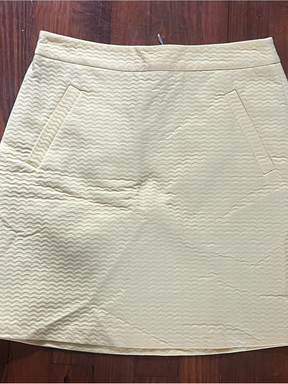 🔥 The Limited Light Yellow Textured Skirt
